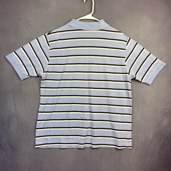 Vintage Levi's Mens XL Polo Striped Thin Embroider Logo Preppy Academia Golf - Picture 2 of 10